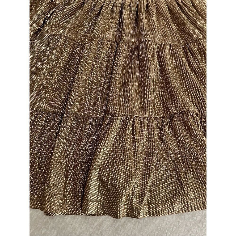 New Kori Alma Gold layered skirt size L - Picture 4 of 9